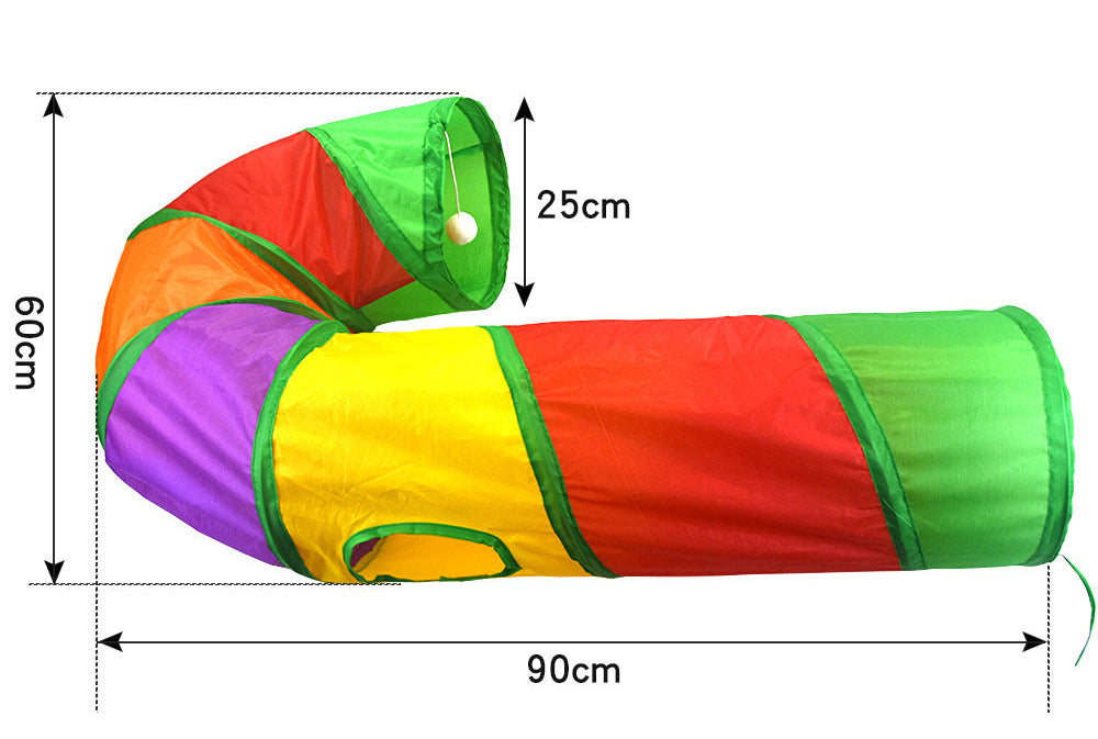 Interaktive Katzentunnel. Spielen, Verstecken & Toben – endloser Katzenspaß