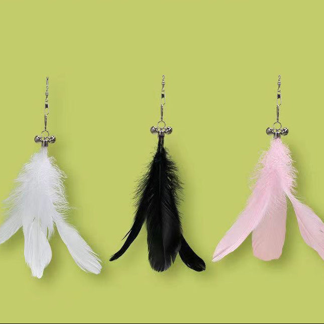 🐾 CatHunter – Interaktiver Katzen-Teaser mit starkem Saugnapf & austauschbarem Federkopf