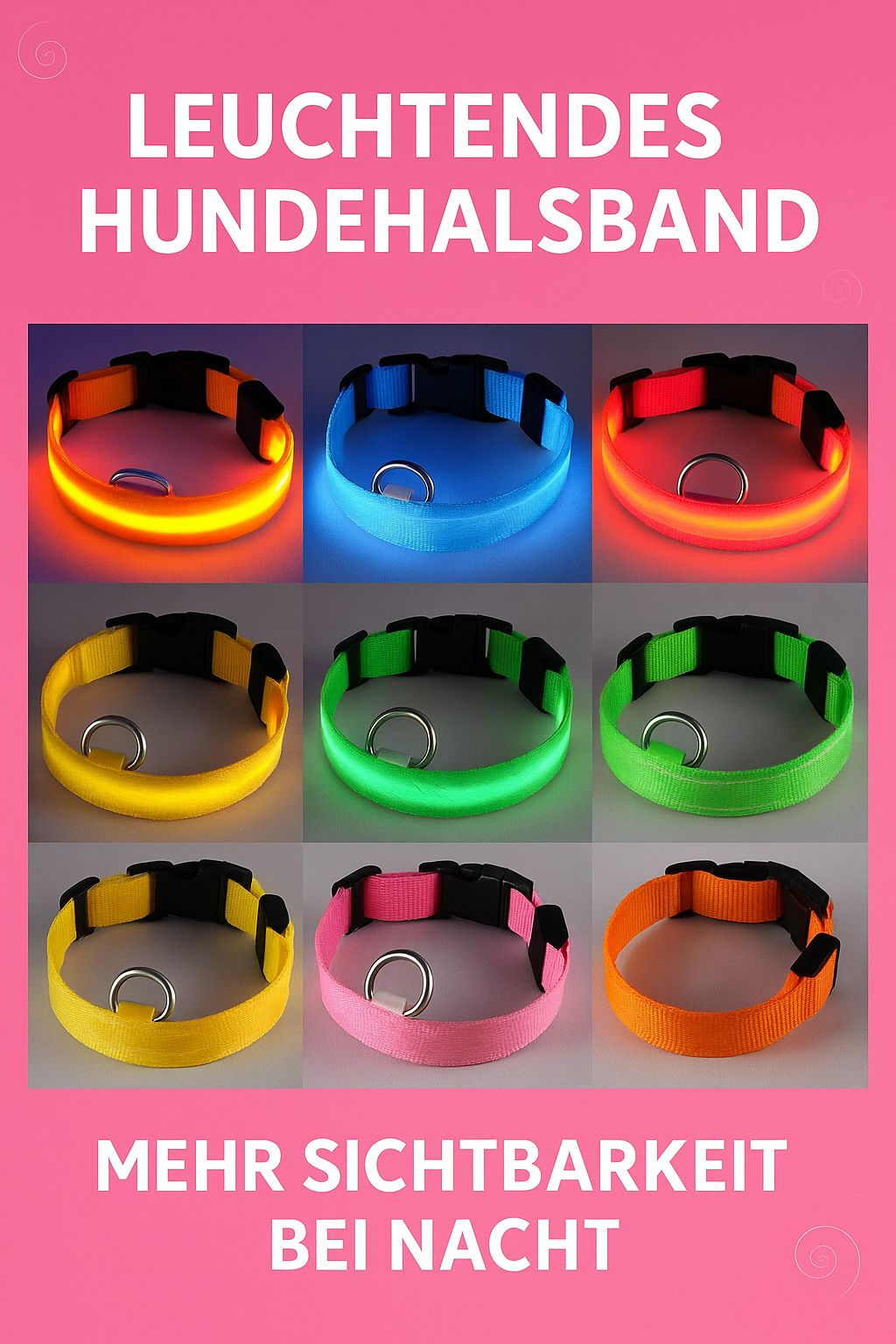 BrightBuddy LED-Hundehalsband – Mehr Sicherheit für deinen Liebling